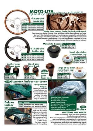 Steering wheels, gear knobs | Webshop Anglo Parts