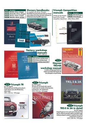 Books - Triumph TR2-3-3A-4-4A 1953-1967 - Triumph spare parts - Books
