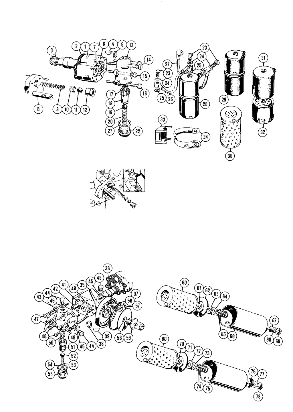 MGTD-TF 1949-1955 - Oil pumps | Webshop Anglo Parts - Oil pumps & filters - 1