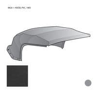 MGA GRY PVC HOOD 1WD - 153.077 | Webshop Anglo Parts