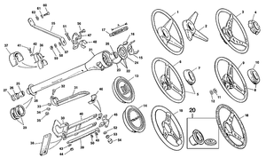 Steering wheels, outer column | Webshop Anglo Parts