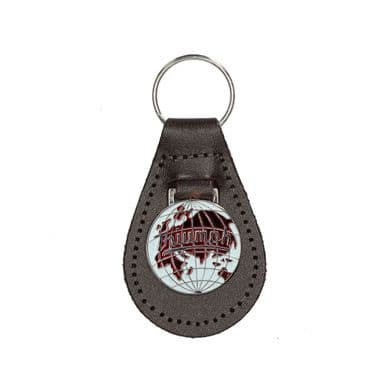 KEY FOB / TRIUMPH SHIELD, BROWN | Webshop Anglo Parts