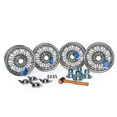 WIRE WHEEL, CONVERSION KIT / SPITFIRE (AP KIT) - Triumph Spitfire MKI-III, 4, 1500 1962-1980