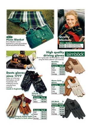 Čepice & rukavice - Austin-Healey Sprite 1958-1964 - Austin-Healey náhradní díly - Driver accessories