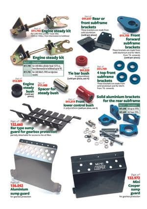 Lubricants - Mini 1969-2000 - Mini 予備部品 - Stabilizers & sump guards