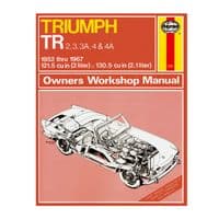 HAYNES WORKSHOP MANUAL : TR2, TR3, TR3A, TR4, TR4A (1952-1967) - 190.103