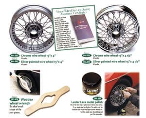 Hjul och ombyggnad av trådhjul | Webshop Anglo Parts