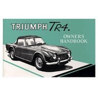 TRIUMPH TR4 OWNERS HANDBOOK - 190.247 | Webshop Anglo Parts