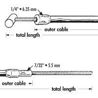 CABLE, ACCELERATION, RHD / MGB ->'75 | Webshop Anglo Parts