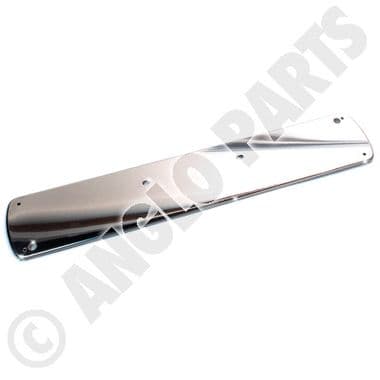 NUMBER PLATE BACKING, REAR, STAINLESS STEEL / MGB 1975-1980 - MGB 1962-1980