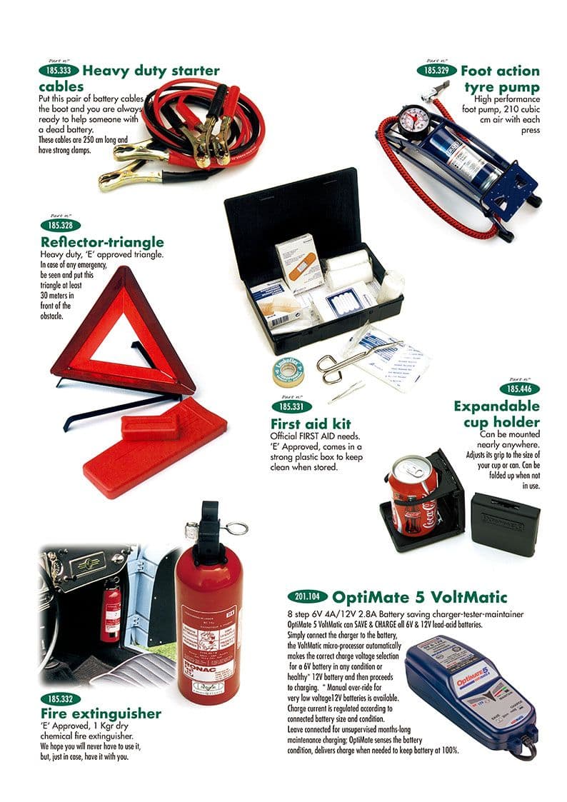 Practical accessories - Sicurezza - Manutenzione e Deposito - MGF-TF 1996-2005 - Practical accessories - 1