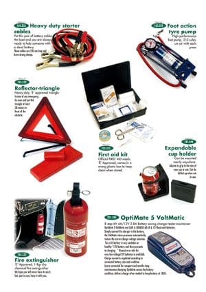 Turvallisuustuotteet - MGF-TF 1996-2005 - MG varaosat - Practical accessories