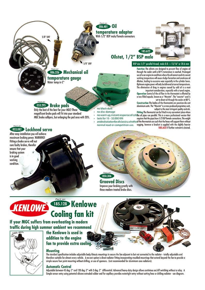 MGC 1967-1969 - Fans & fan parts | Webshop Anglo Parts - Brake improvements - 1
