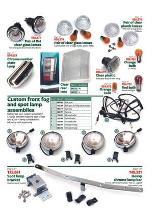 Ulkopuolen varustelu & tarvikkeet - Mini 1969-2000 - Mini varaosat - Lamps