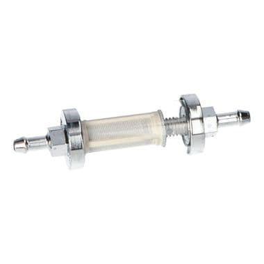 FUEL FILTER, CHROME & GLASS 1/4 | Webshop Anglo Parts
