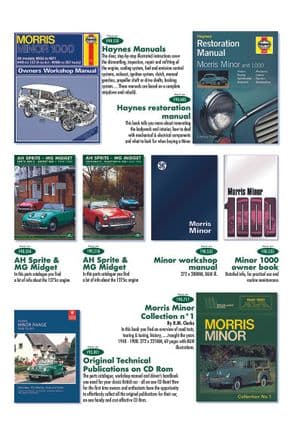 Käyttöohjekirjat - Morris Minor 1956-1971 - Morris Minor varaosat - Books & handbooks
