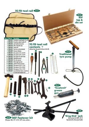 Workshop & Tools - MGTC 1945-1949 - MG spare parts - Toolkit