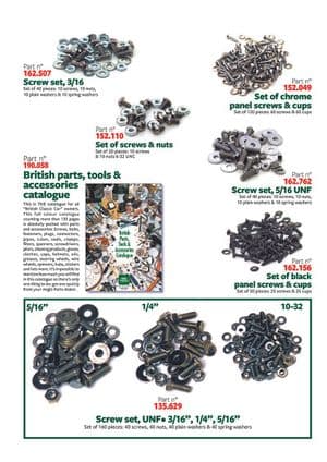 Workshop & Tools - Mini 1969-2000 - Mini spare parts - Screw kits