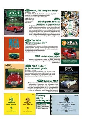 Catalogues - MGA 1955-1962 - MG spare parts - Books