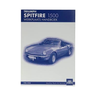 WERKPLAATS HANDBOEK / TR SPITFIRE 1500 - Triumph Spitfire MKI-III, 4, 1500 1962-1980