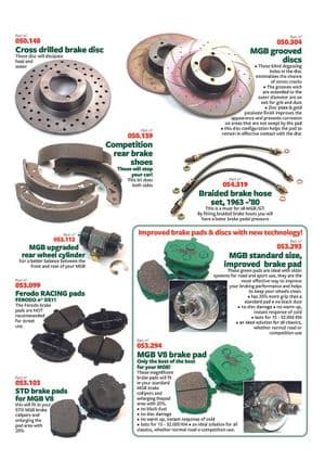 Performance Brakes - MGB 1962-1980 - MG spare parts - Performance brakes