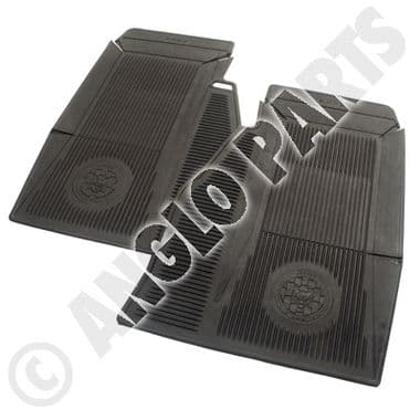 FOOTMATS, RUBBER, PAIR / E TYPE | Webshop Anglo Parts