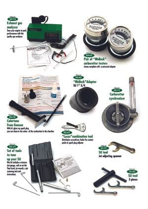 Korjaus & työkalut - Triumph TR5-250-6 1967-'76 - Triumph varaosat - Carburettor Tools