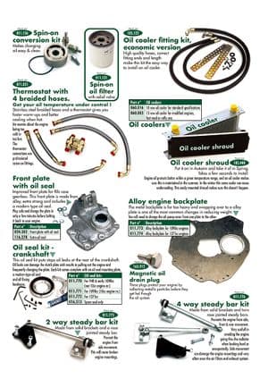 Engine tuning - MG Midget 1964-80 - MG spare parts - Oil cooler & acccessories